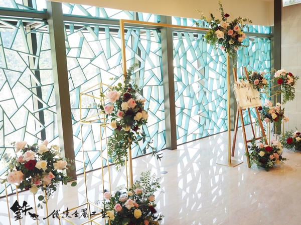 花藝布置-活動背景組合鐵架-婚禮布置架
